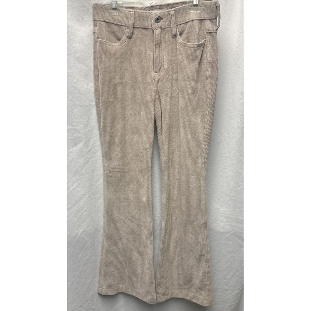 ABERCROMBIE KIDS Girls‎ 9/10 High Rise Flare Button Fly Legging Tan Cord
